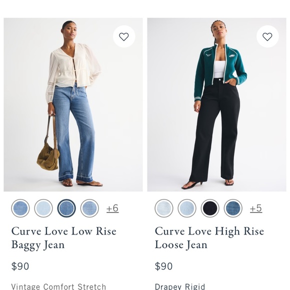 Abercrombie Curve Love (tapered loose) - Picture 4 of 4